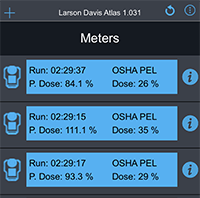 Live Data on multiple meters simultaneously in the LD Atlas App
