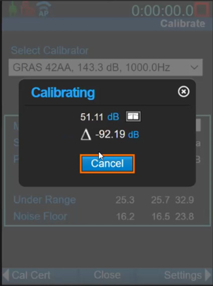 Calibrating Screen